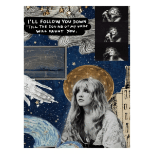 FLEETWOOD MAC: Unframed Canvas Art Print (30.48 x 40.64cm) – Stevie Nicks