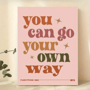 FLEETWOOD MAC: ‘Go Your Own Way’ – Unframed Canvas Wall Art