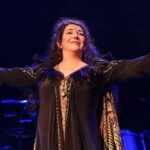 Kate Bush on stage in 2014