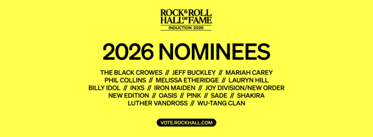 Oasis, Mariah Carey, Phil Collins And Shakira Lead 2026 Rock And Roll Hall Of Fame Nominees