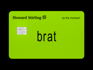 Charli XCX Brat Card