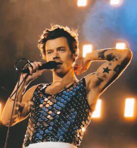Harry Styles on stage