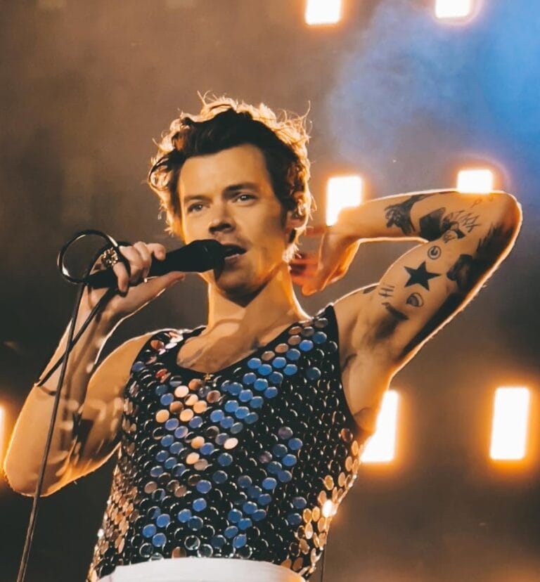 Harry Styles on stage