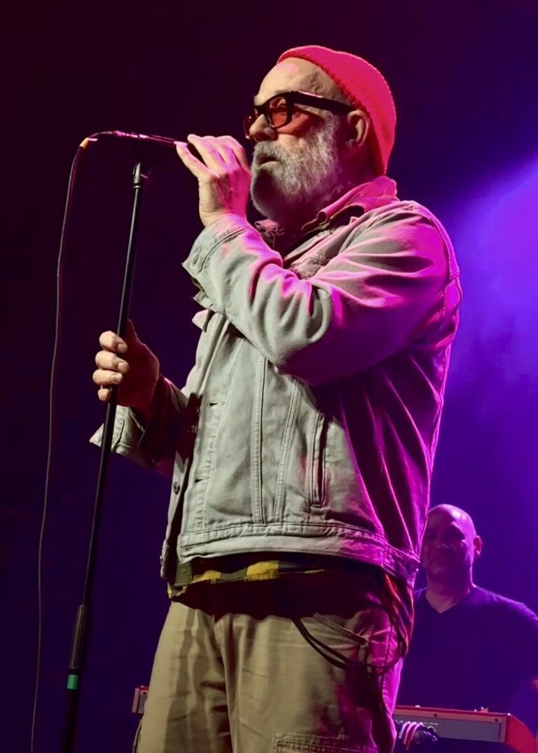 Michael Stipe on stage