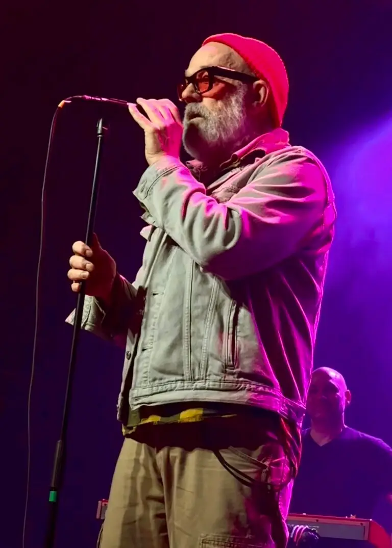 Michael Stipe on stage
