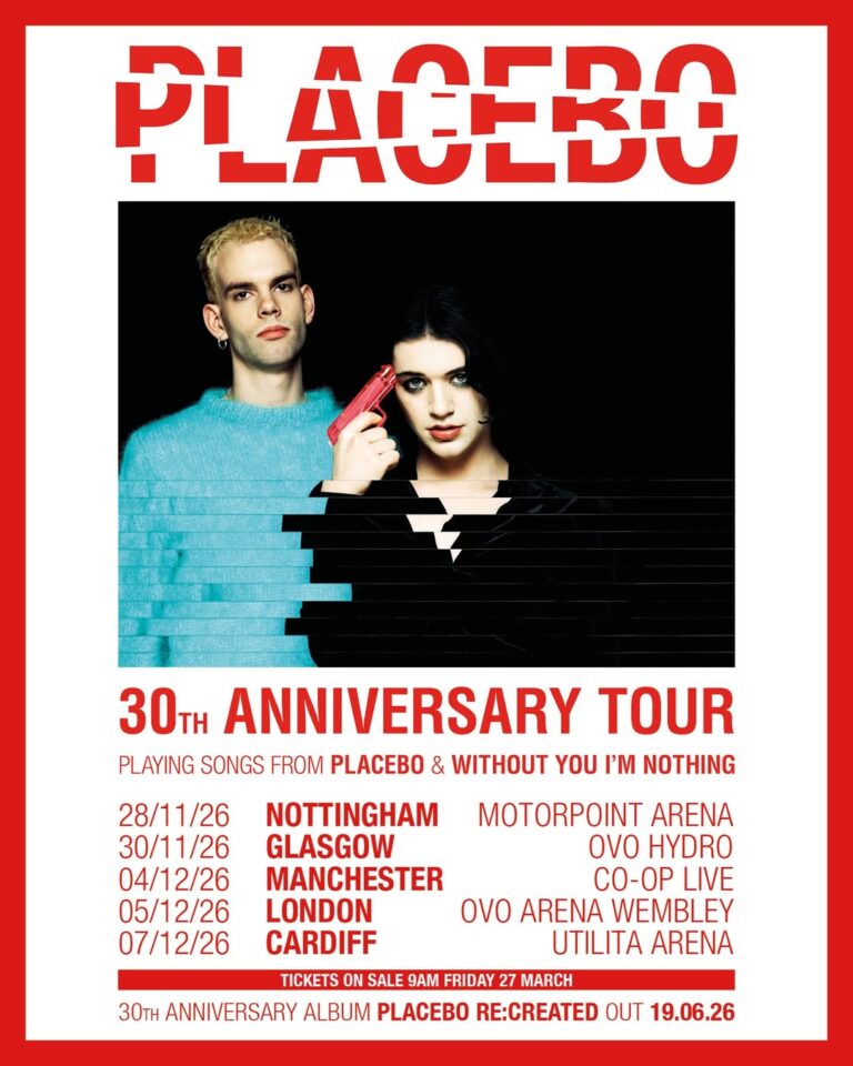 Placebo 30th Anniversary Tour Poster