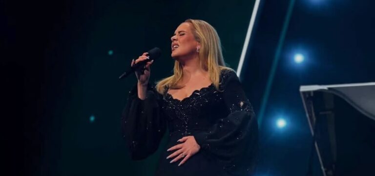 Adele on stage