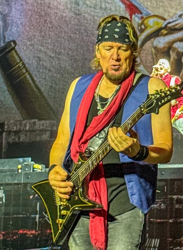 Adrian Smith of Iron Maiden
