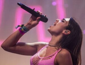 Dua Lipa on stage