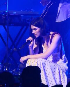 Gracie Abrams on stage