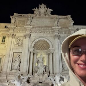 Katy Perry at the Trevi Fountain in Rome, Italy
