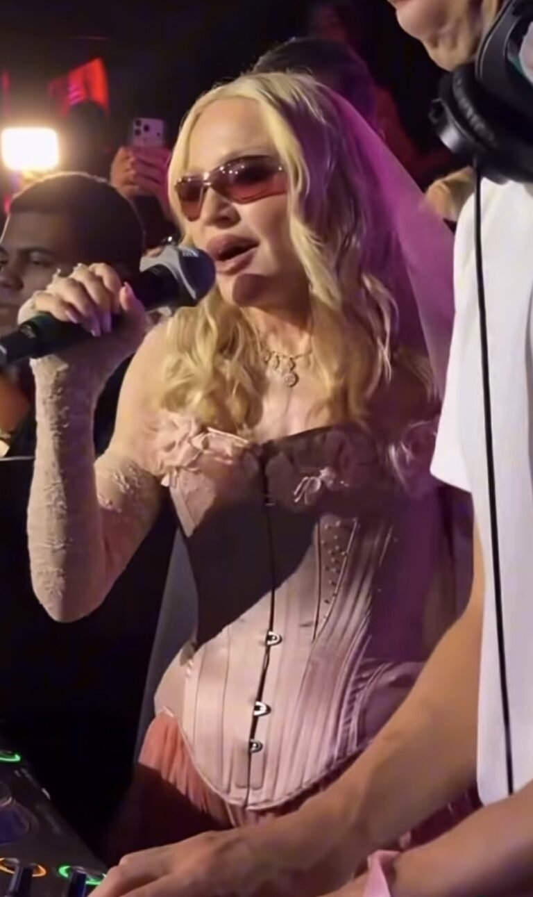 Madonna In West Hollywood Club