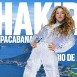 Shakira in Copacabana, Brazil - promo poster