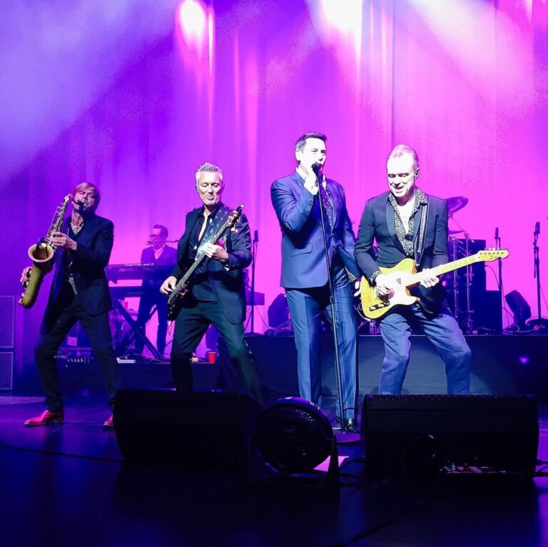 Spandau Ballet on stage in 2015