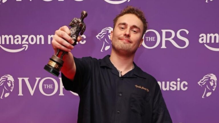 Sam Fender at The Ivor Novello Awards