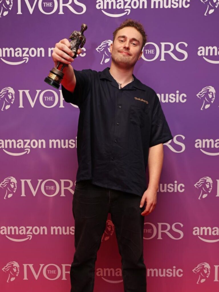 Sam Fender at the Ivor Novello Awards