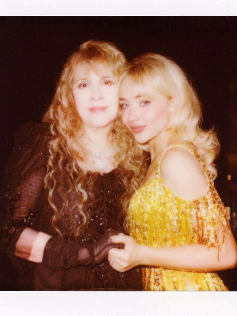Sabrina Carpenter and Stevie Nicks