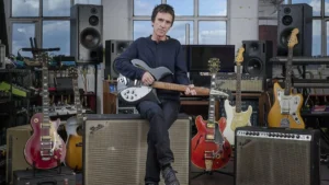Johnny Marr and his guitars
