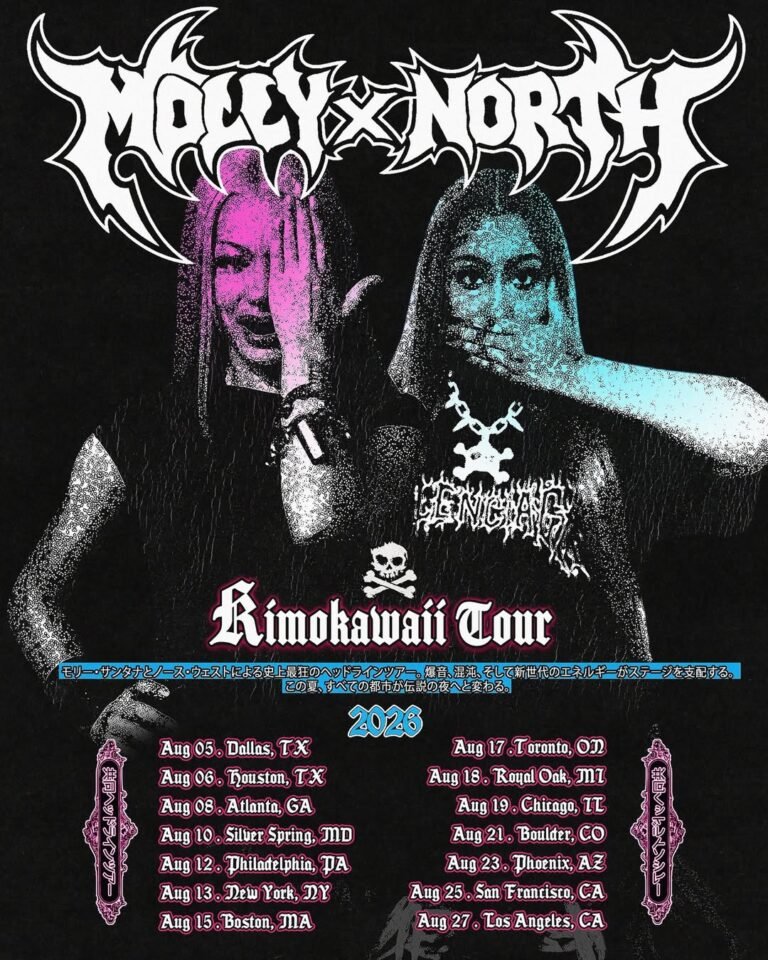 Molly Santana and North West tour poster