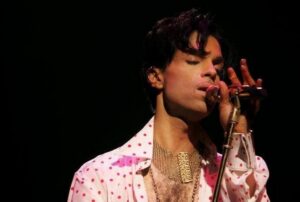 Prince on stage