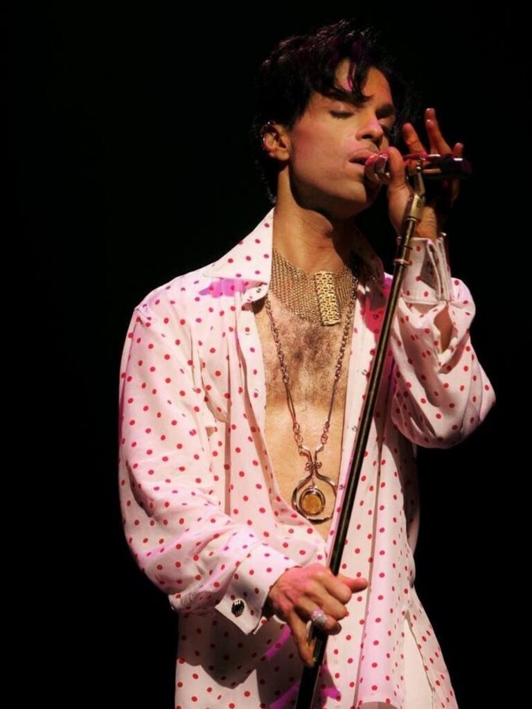 Prince on stage