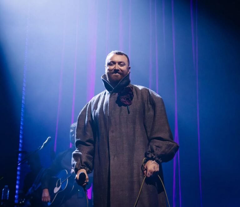 Sam Smith on stage