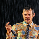 Harry Styles in the Mexico rain