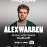 Alex Warren Abu Dhabi poster