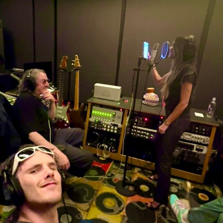 Beckhams in the studio