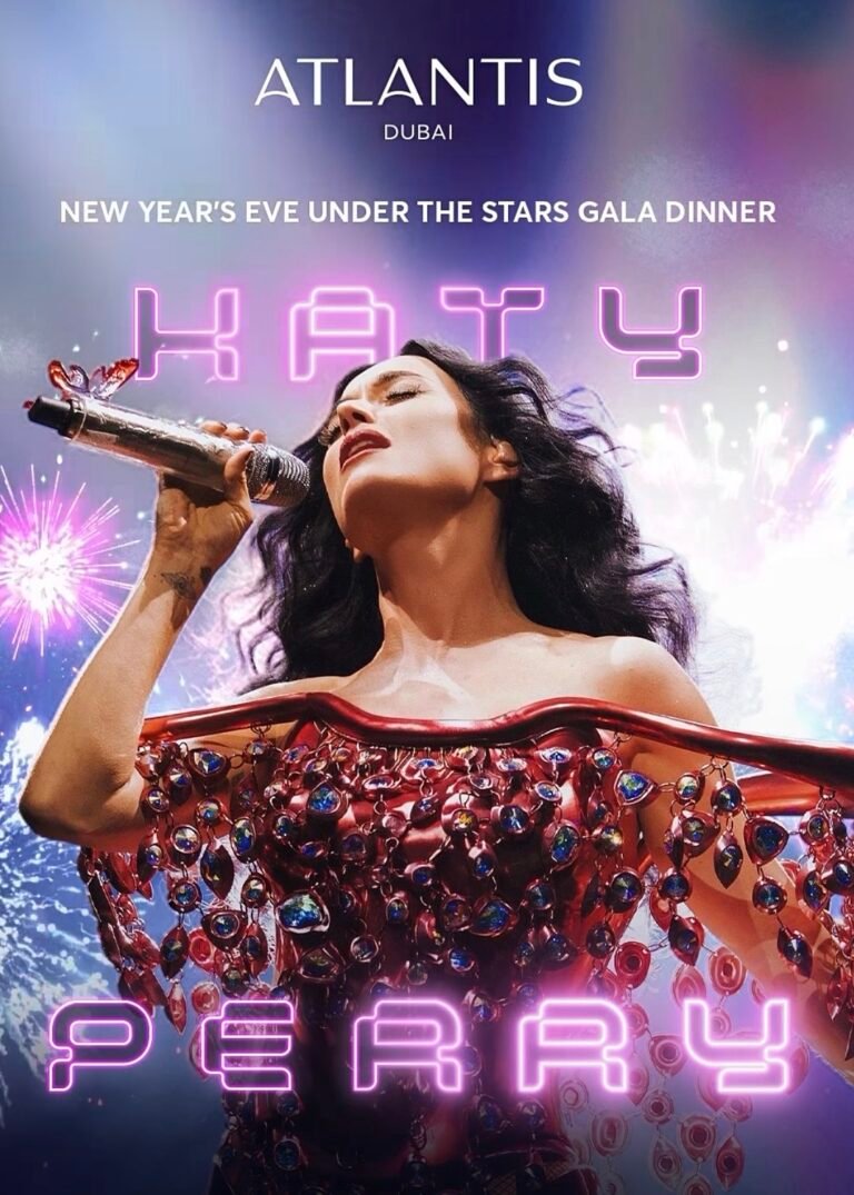 Katy Perry Dubai Poster