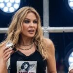 Kylie at AFL Melbourne