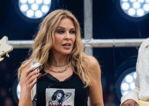 Kylie at AFL Melbourne