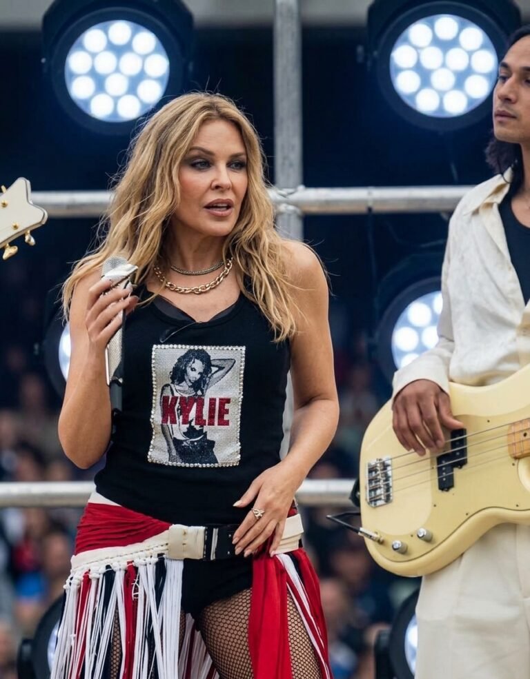 Kylie at AFL
