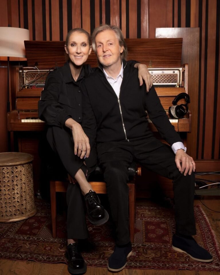 Paul McCartney and Celine Dion