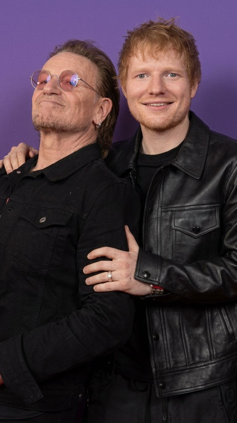 Bono and Ed Sheeran