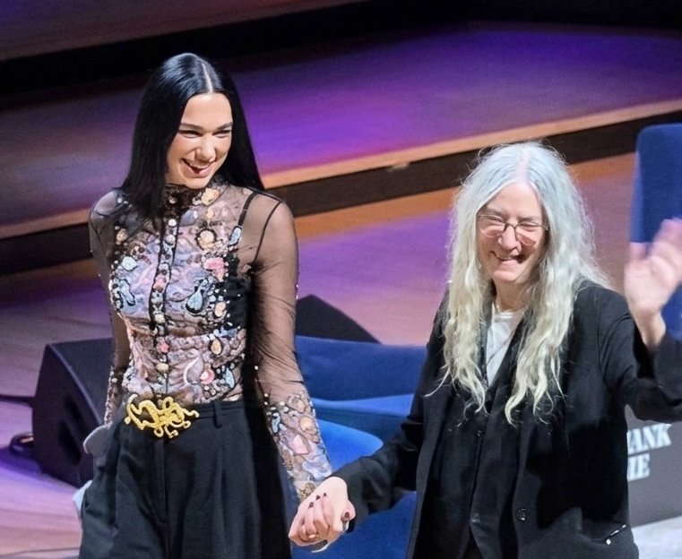 Dua Lipa and Patti Smith